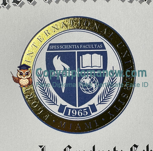 FIU Diploma seal