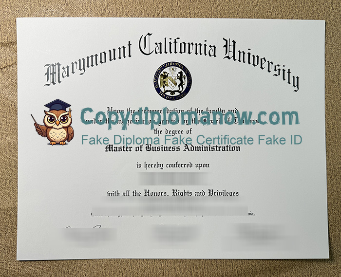 Marymount California University Diploma