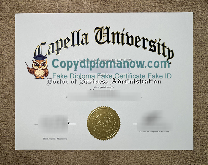 Capella University Diploma