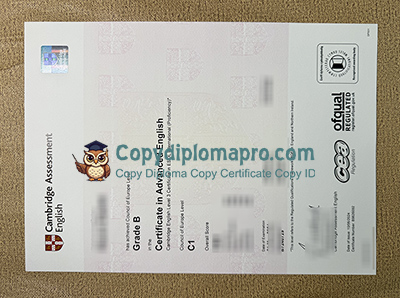 Cambridge CAE C1 Certificate