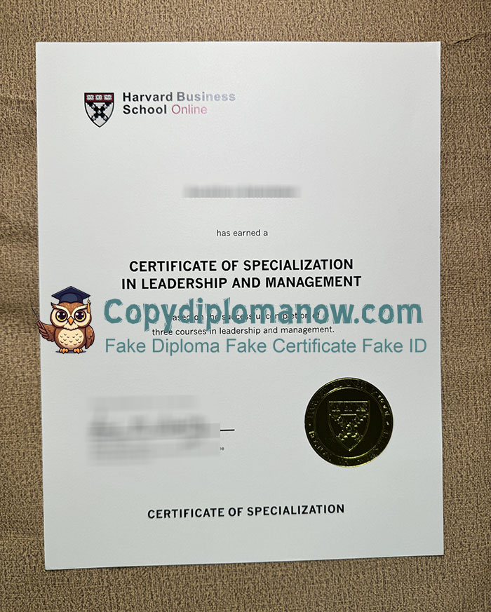 Harvard Business School Diploma