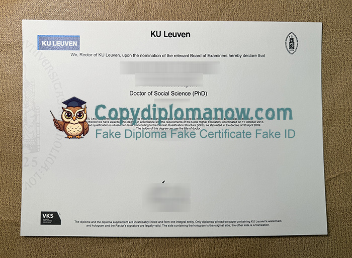 KU Leuven Diploma