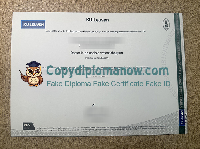 KU Leuven Diploma