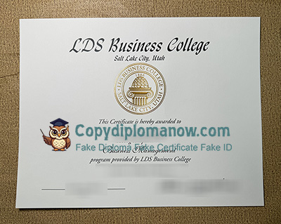 LDS Business College Diploma