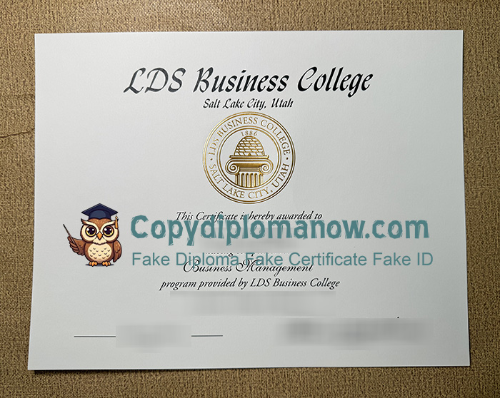 LDS Business College Diploma