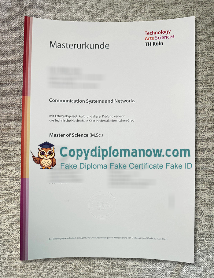 TH Köln Urkunde
