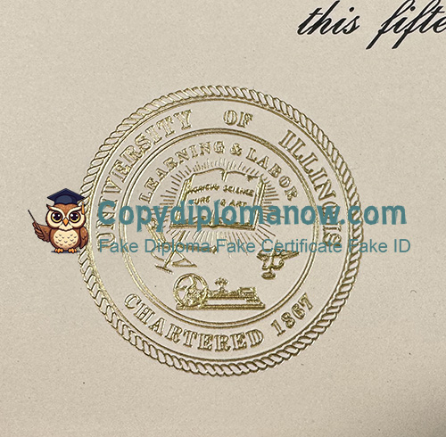 University of Illinois Chicago Diploma seal