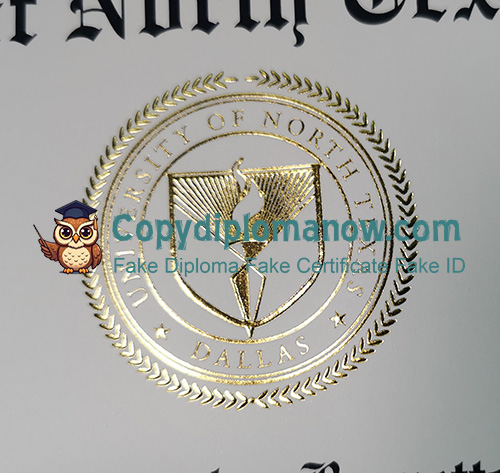 UNT Dallas Diploma seal