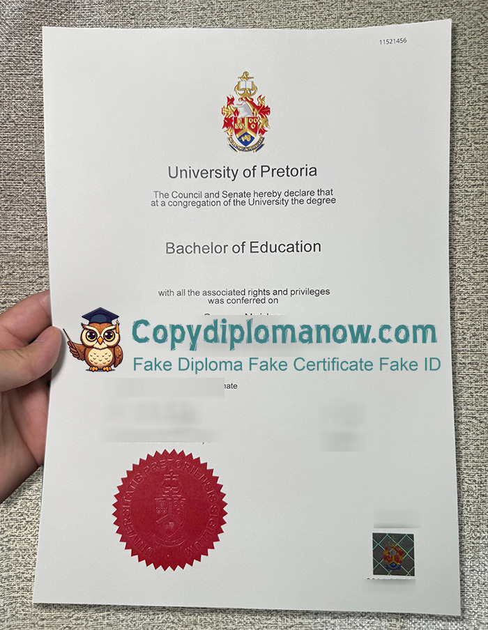University of Pretoria Diploma