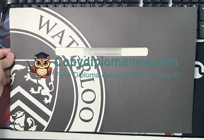 University of Waterloo Diploma Cover