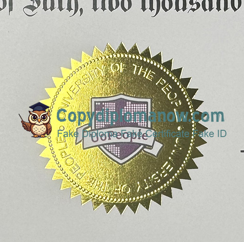 University of the People Diploma seal