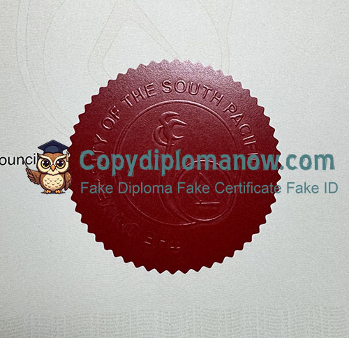 University of the South Pacific Diploma seal