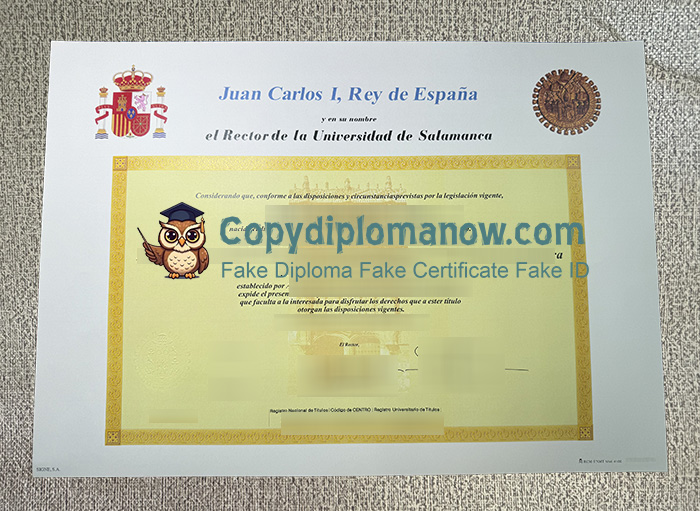 Universidad de Salamanca Diploma