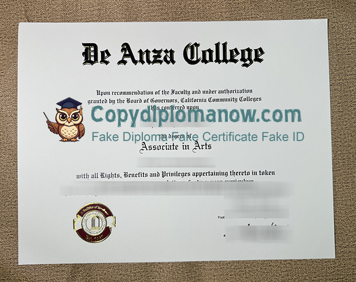 De Anza College Diploma