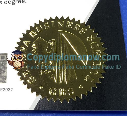 Geneva Business School Diploma seal