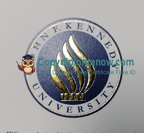 John F Kennedy University Diploma seal