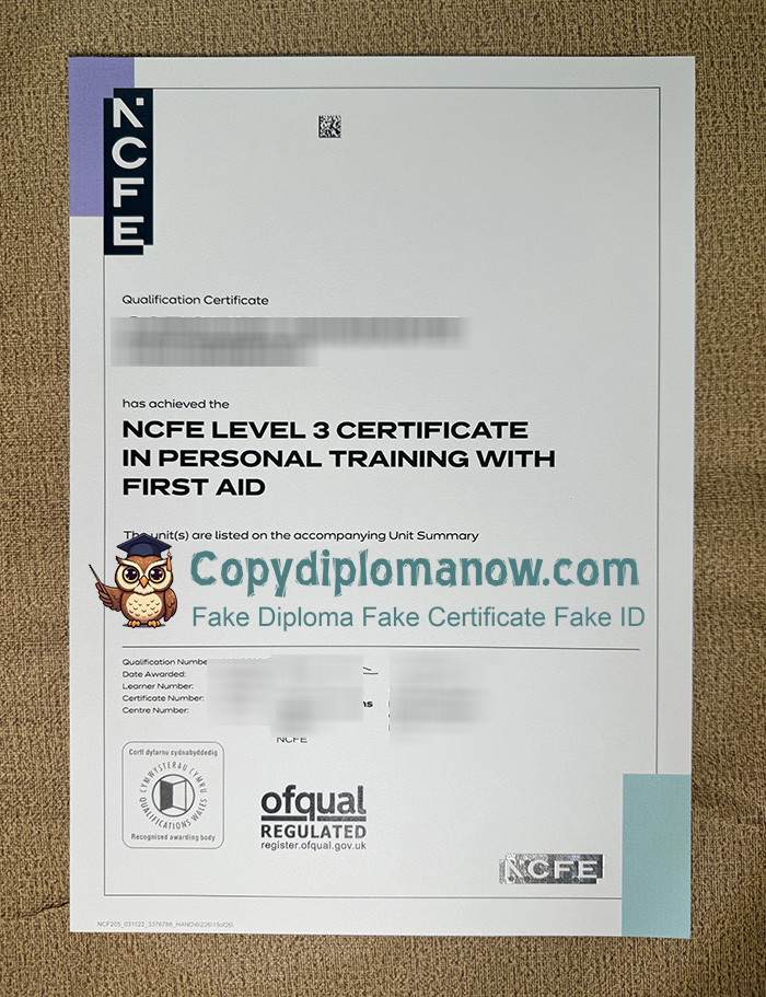 NCFE Certificate