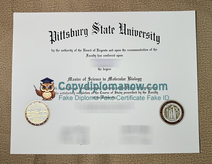 Pittsburg State University Diploma