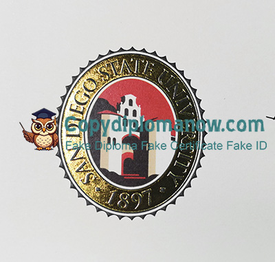 SDSU Diploma seal