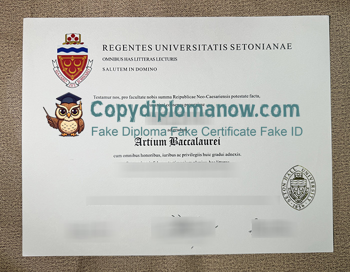 Seton Hall University Diploma, SHU Diploma