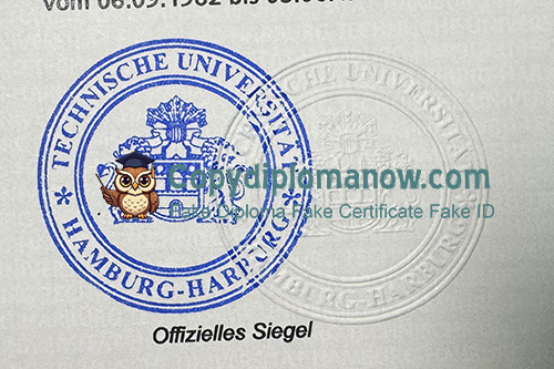 TUHH Urkunde seal
