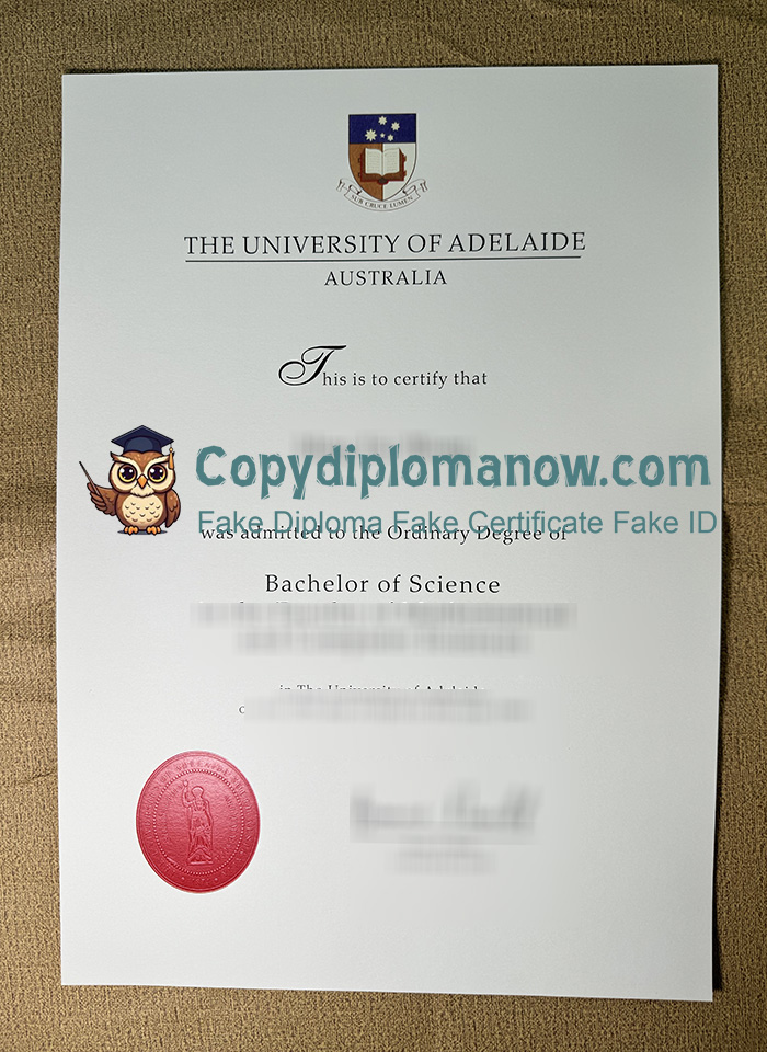 University of Adelaide Diploma