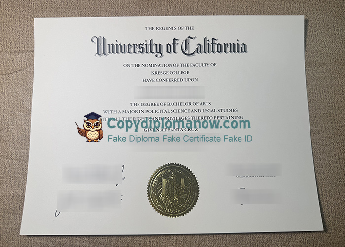 UC Santa Cruz Diploma