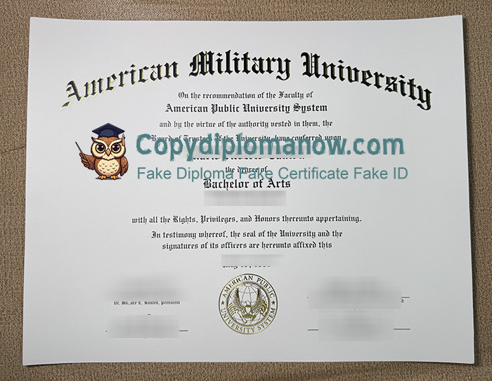 American Public University System Diploma, APUS Diploma