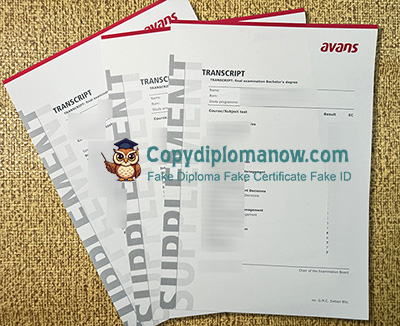 Avans Hogeschool Transcript