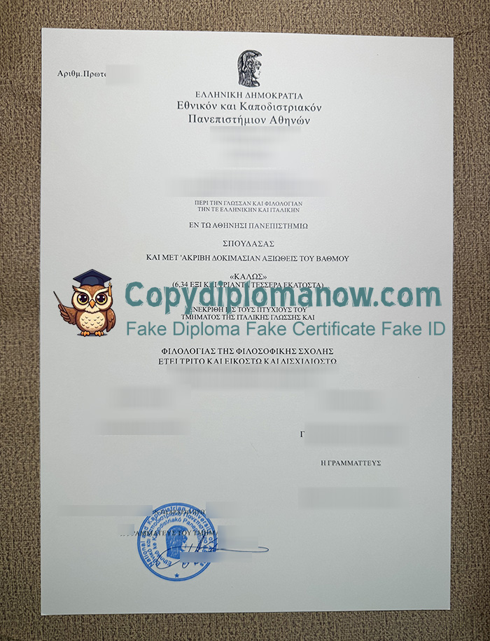 NKUA Diploma