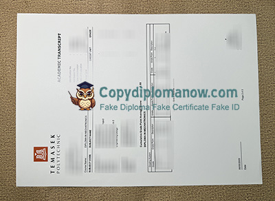 Temasek Polytechnic Transcript