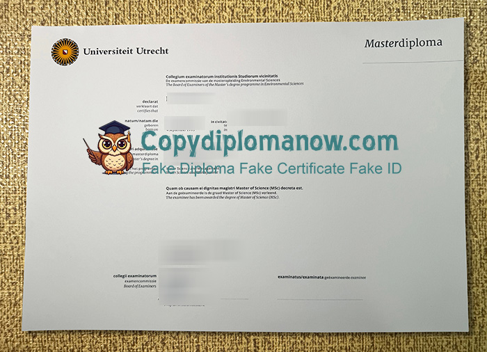 Universiteit Utrecht Diploma