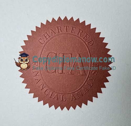 CFA Institute Certificate seal