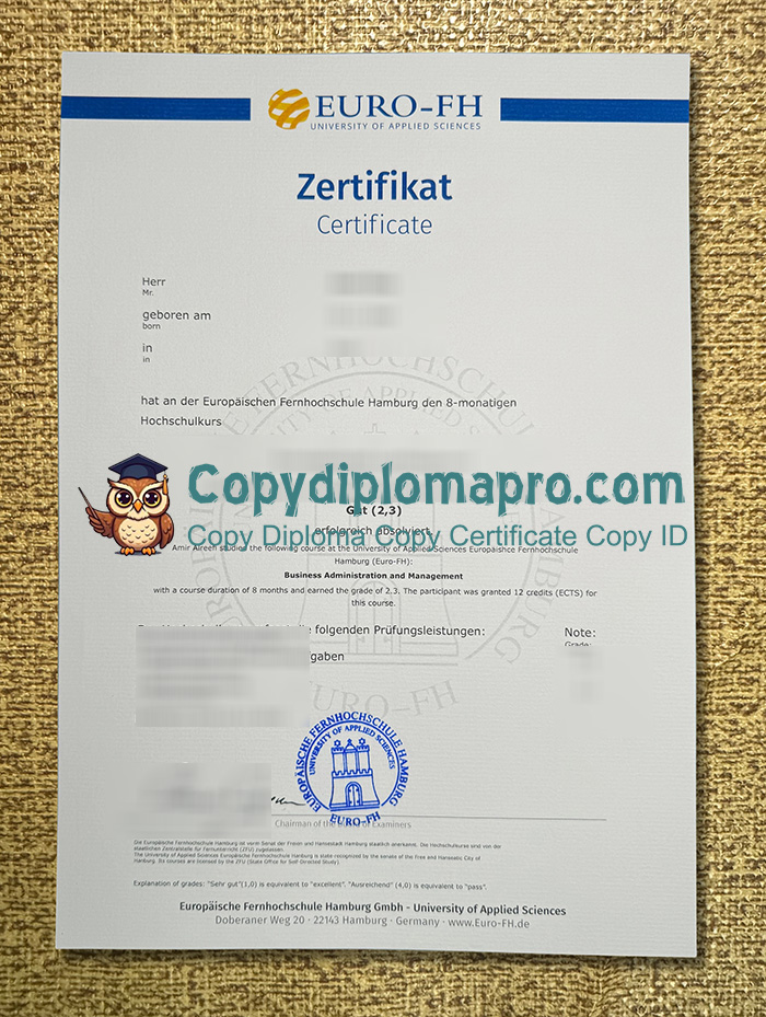 Euro-FH Zertifikat