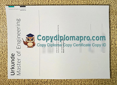 FH Aachen Urkunde, FH Aachen – University of Applied Sciences Diploma