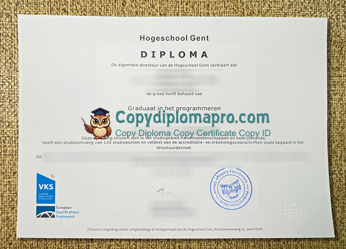Hogeschool Gent Diploma