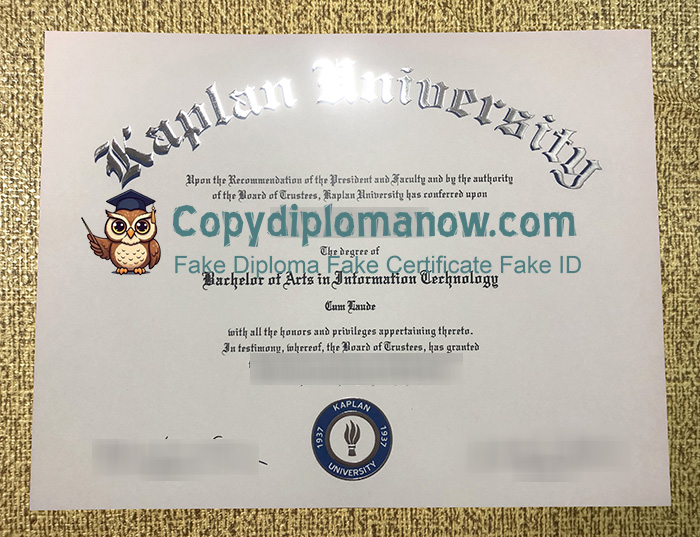 Kaplan University Diploma