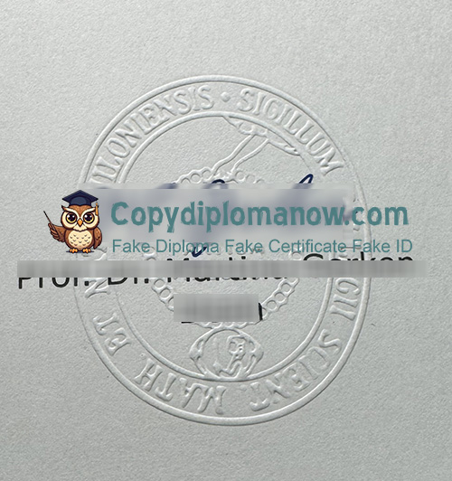 Kiel University Urkunde seal