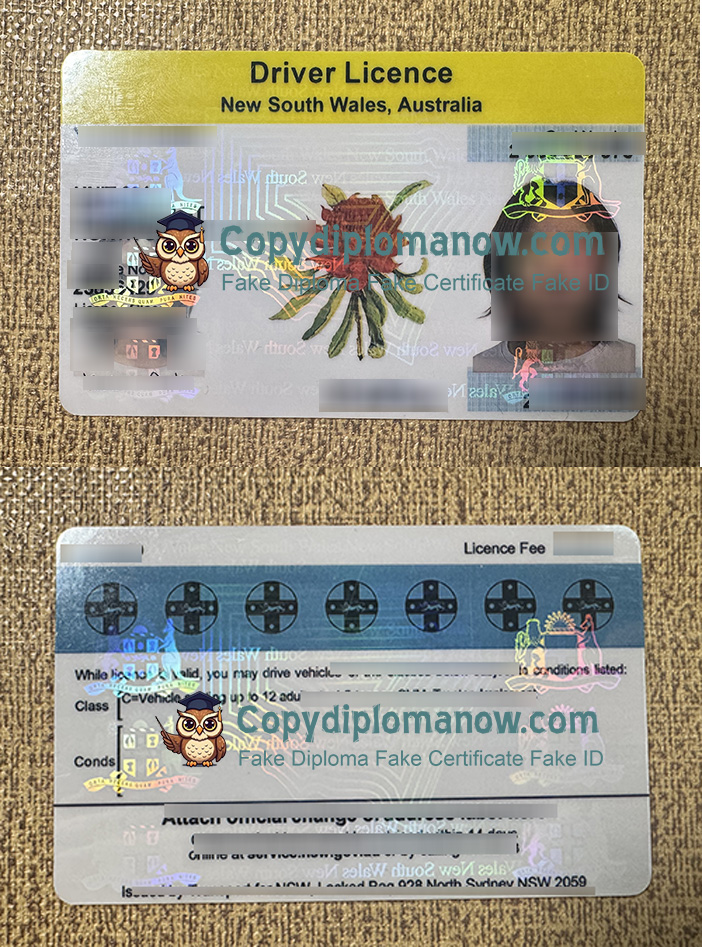 New South Wales Driver Licence, NSW ID