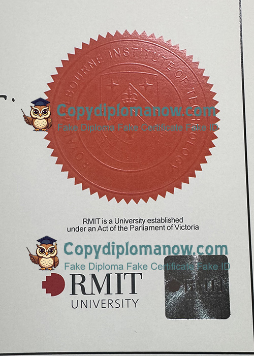 RMIT Diploma seal