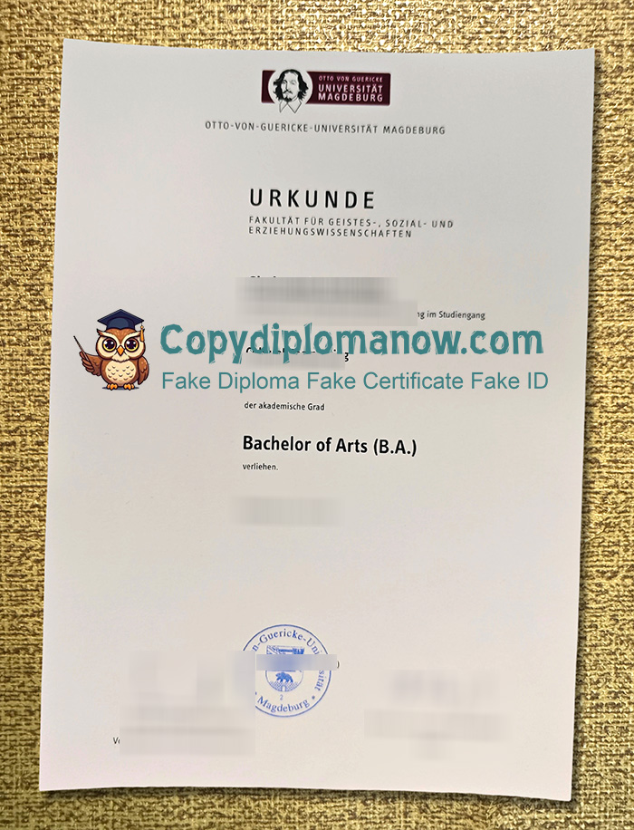 OVGU Urkunde