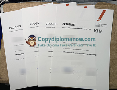 Zahnärztekammer Nordrhein Zeugnis