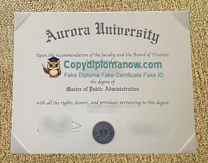 Aurora University Diploma