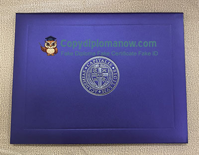 Capital University Diploma Cover