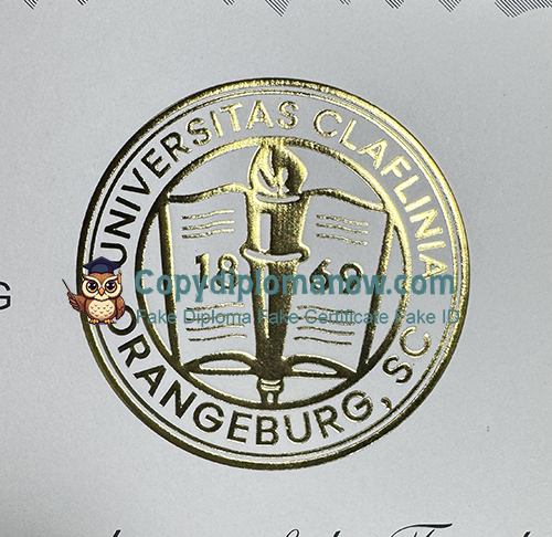 Claflin University Diploma seal