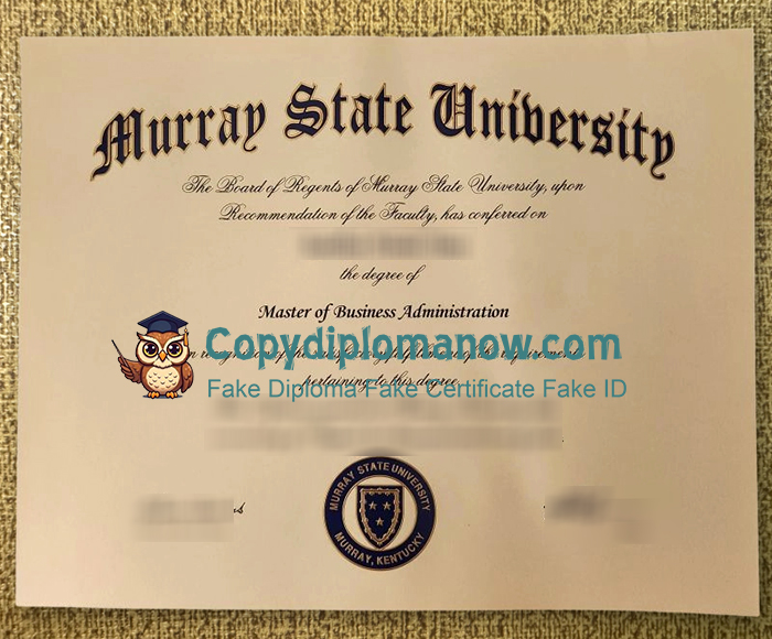 Murray State University Diploma, MSU Diploma
