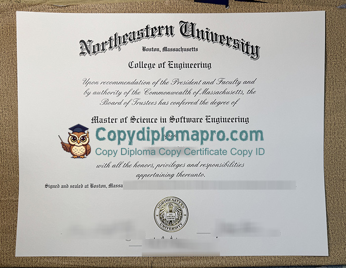 Northeastern University Diploma, NEU Diploma