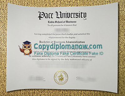 Pace University Diploma seal
