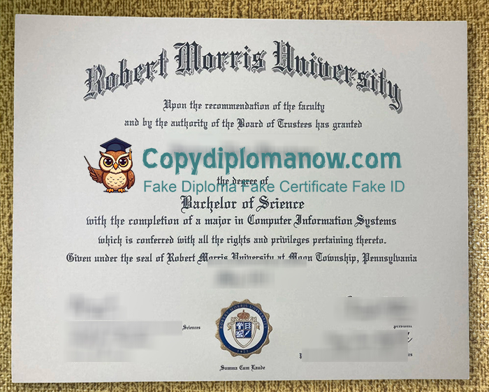 Robert Morris University Diploma