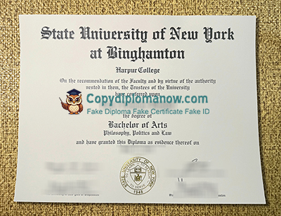 SUNY Binghamton Diploma